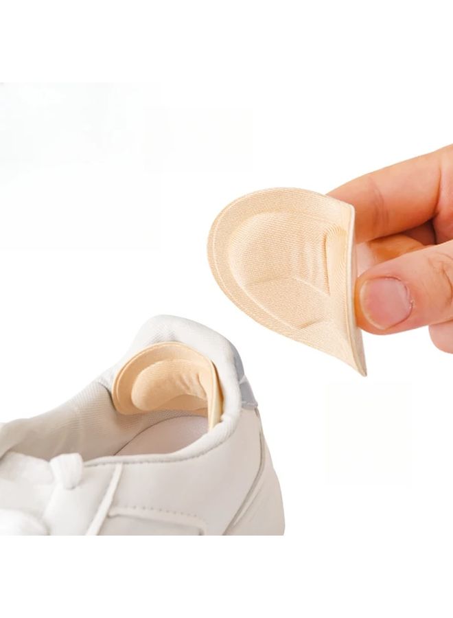 Anti Wear Heel Stickers For Men Women And Children Light Beige 4 Pairs - Image 2
