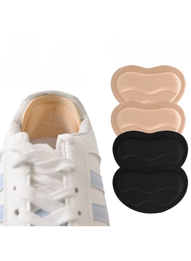 Anti Wear Heel Stickers For Men Women And Children Light Beige 4 Pairs - Image 1