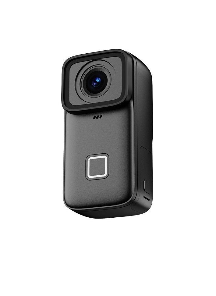 SJCAM C200 Pro Mini Action Camera, 4k Pocket Camera With Stabilization, Handheld And Wearable Sports Camera, Outdoor Camera For Underwater Sports, Bicycle, Vlogging, (1pc, C200 Pro Black) 