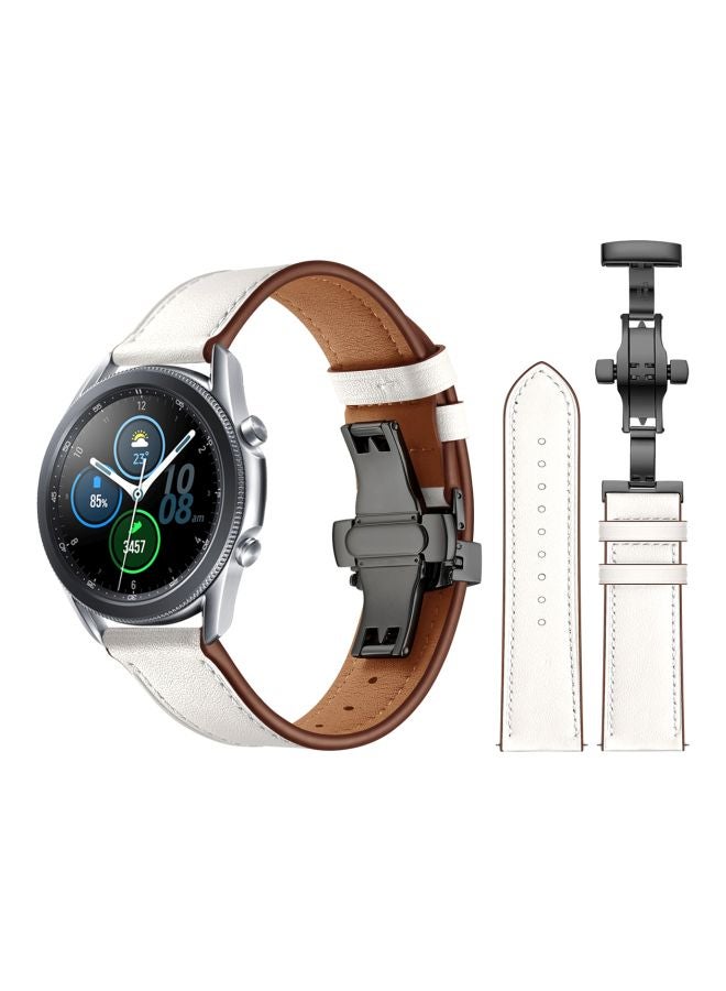 Perfii Replacement Band For Samsung Galaxy Watch 3 45mm White - Image 2