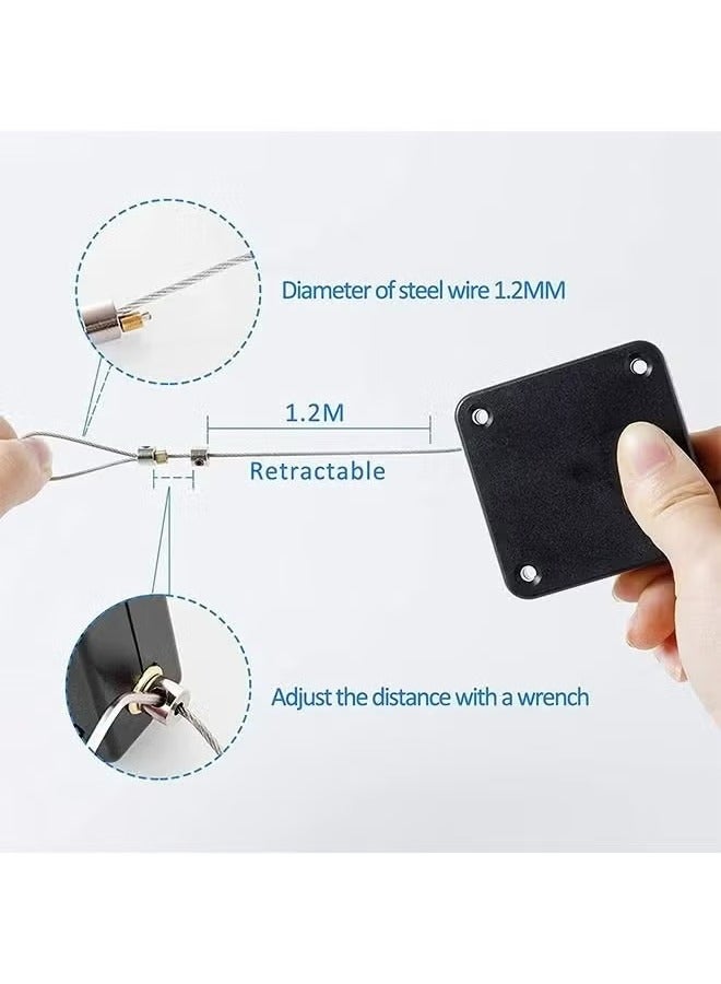 Automatic Sensor Door Closer Punch-Free Spring Door Closer Residential Sliding Screen Door Closer Commercial Multifunctional Door Closer - Image 4