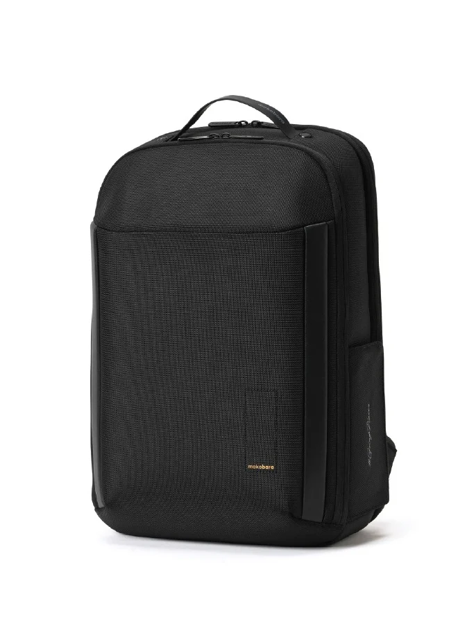 Mokobara The Autopilot Backpack Fits 15.6 Inch Laptop, 35L Capacity Premium Durable Nylon and Vegan Leather Black Unisex Multipurpose Laptop Backpack | Ideal for Office, Travel, School (Crypto)