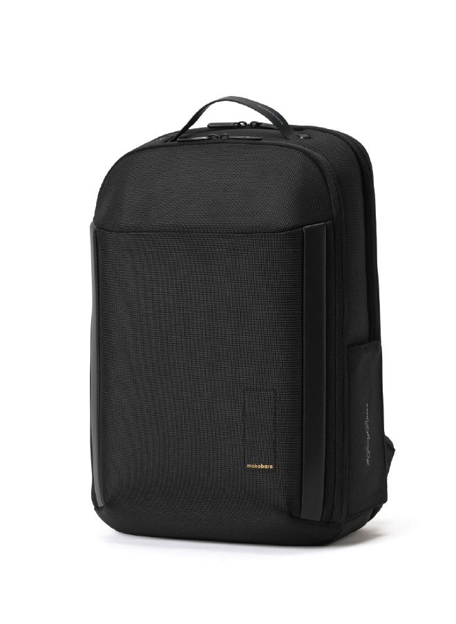 Mokobara MOKOBARA The Autopilot Backpack Fits 15.6 Inch Laptop, 35L Capacity Premium Durable Nylon and Vegan Leather Black Unisex Multipurpose Laptop Backpack | Ideal for Office, Travel, School (Crypto)  - Image 1