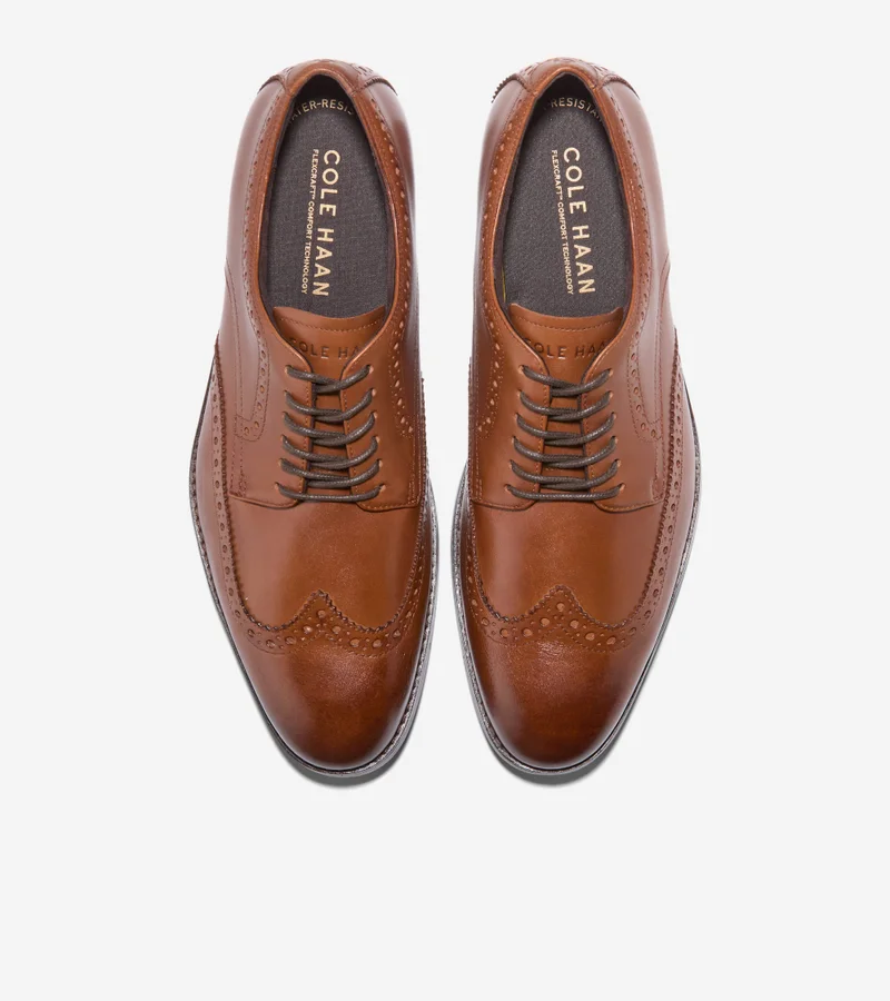 Cole Haan  Men's Harmon Grand Wingtip Oxfords for Men | Best Price UAE