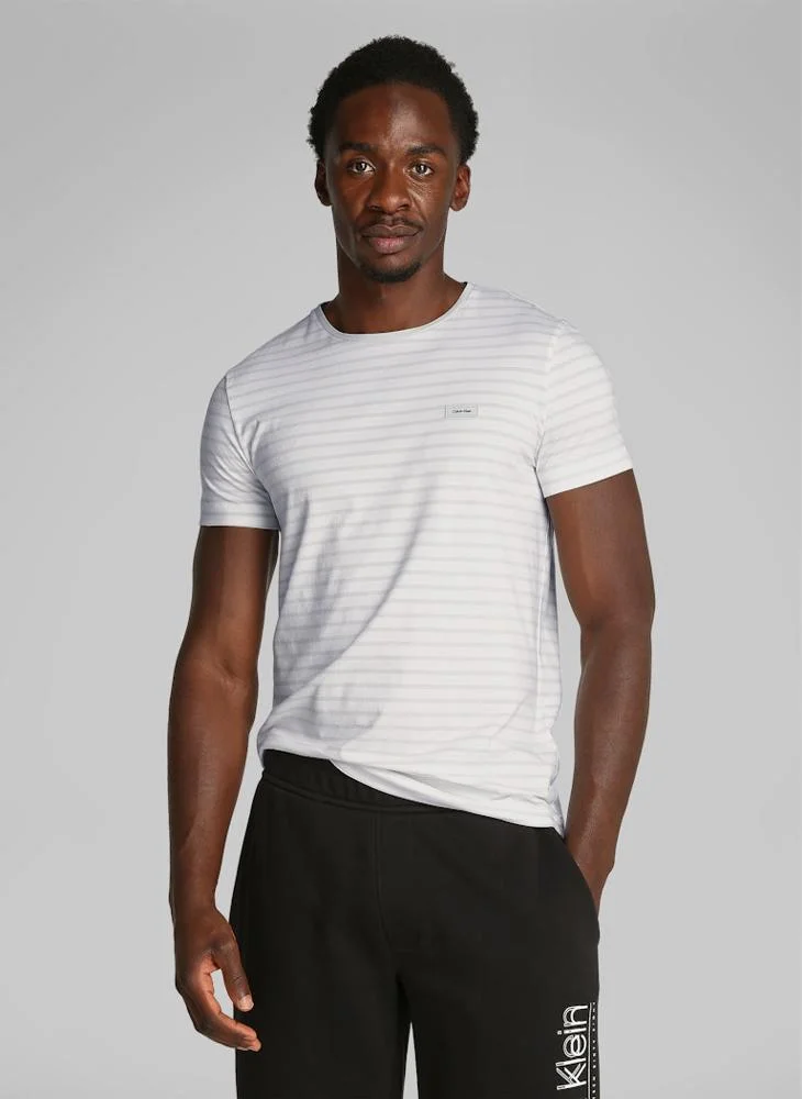 كالفن كلاين Stretch Slim Stripe T-Shirt