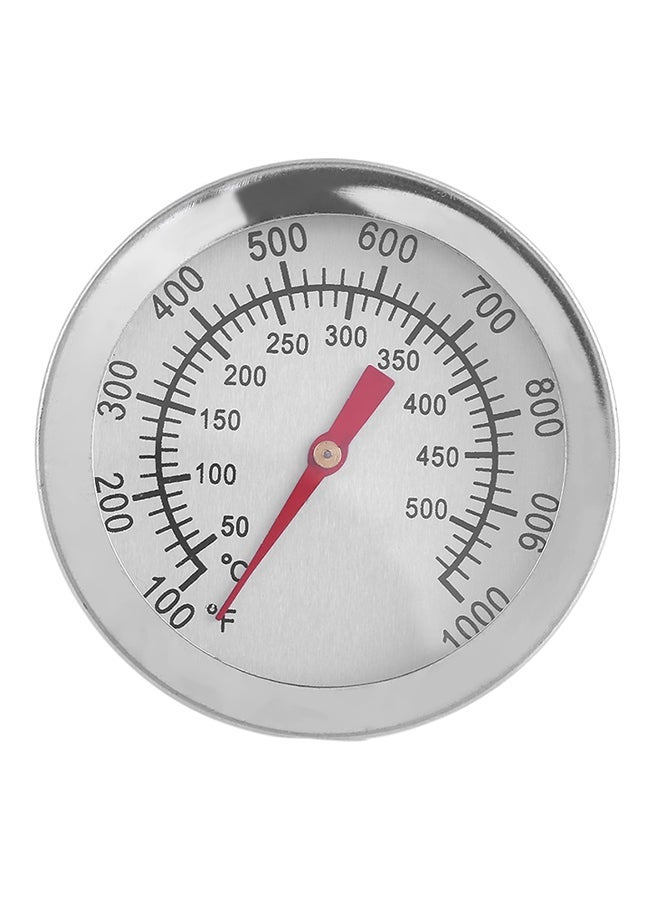 NIBEMINENT Oven Food Cooking BBQ Thermometer White/Silver