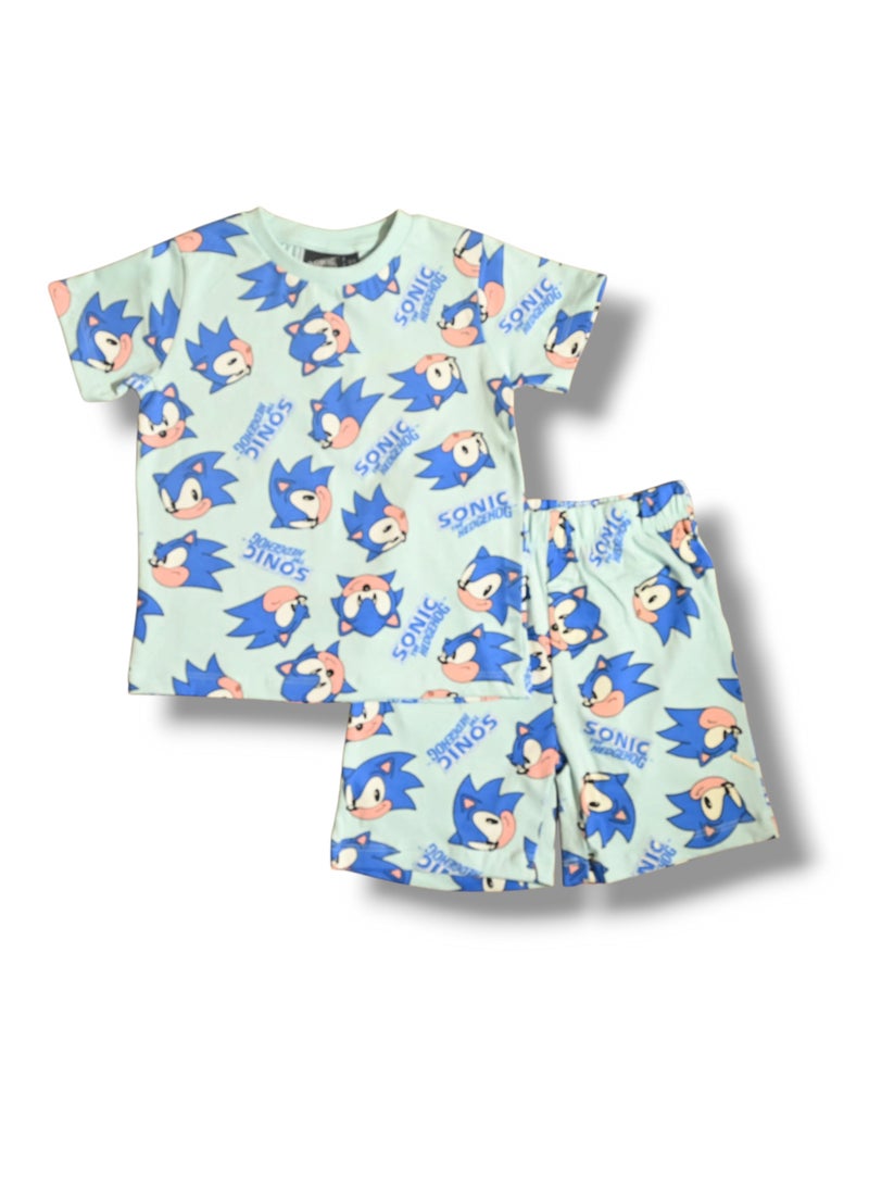 SONIC - SONIC - BOYS T-SHIRT & SHORT SET - Image 1