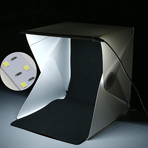 HIFFIN 40cm Led Light Mini Photo Studio Tabletop Shooting Light Box Softbox Tent Lightbox Soft Box Accessories Backdrops Lightbox - Image 1