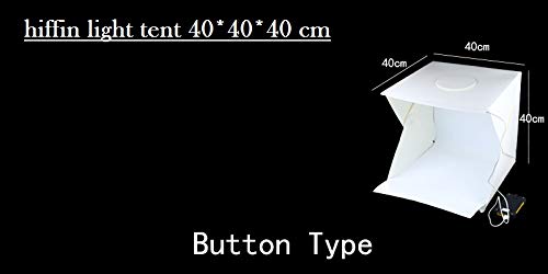 HIFFIN 40cm Led Light Mini Photo Studio Tabletop Shooting Light Box Softbox Tent Lightbox Soft Box Accessories Backdrops Lightbox - Image 5