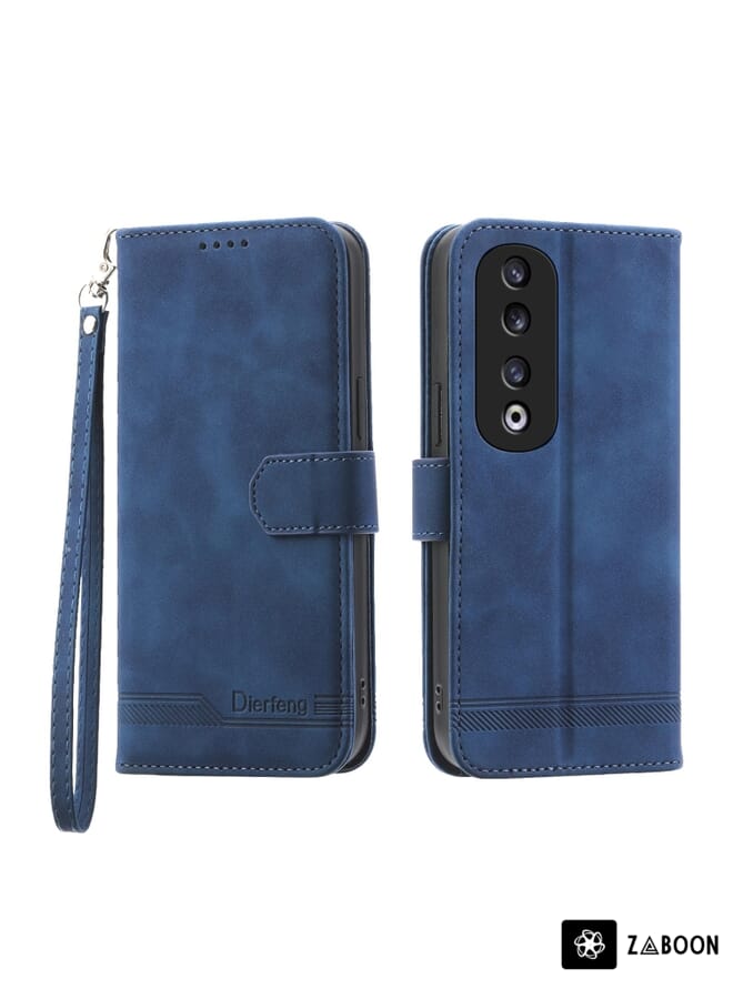 Zaboon Protective Case For Honor 90 Pro 5G Dierfeng Dream Line TPU + PU Leather - Image 1