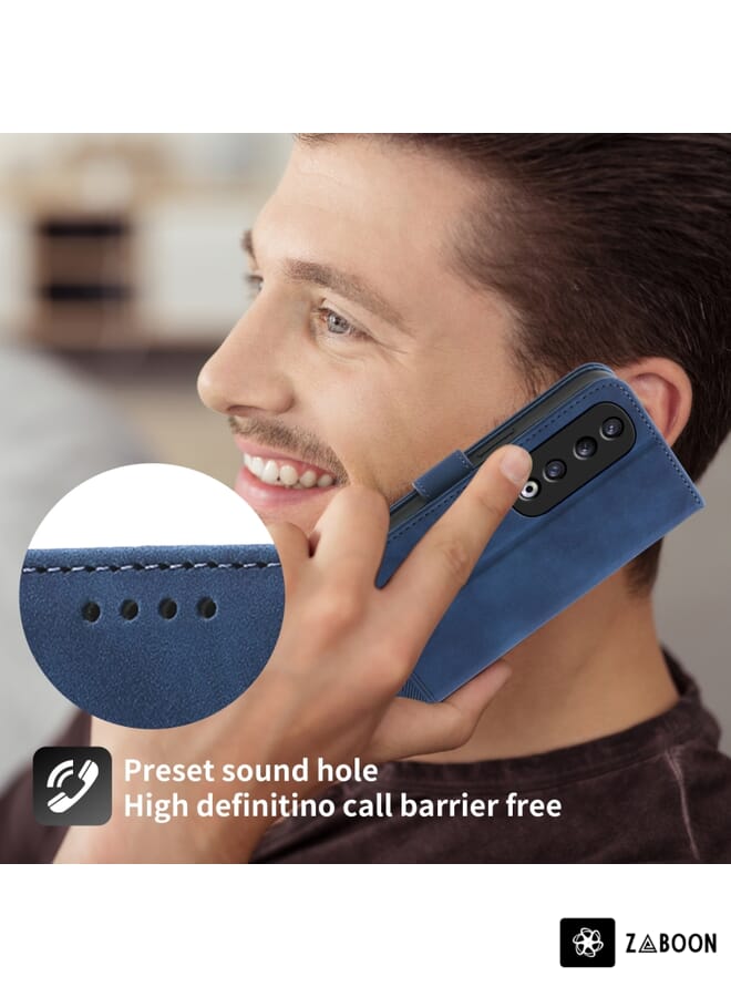 Zaboon Protective Case For Honor 90 Pro 5G Dierfeng Dream Line TPU + PU Leather - Image 5