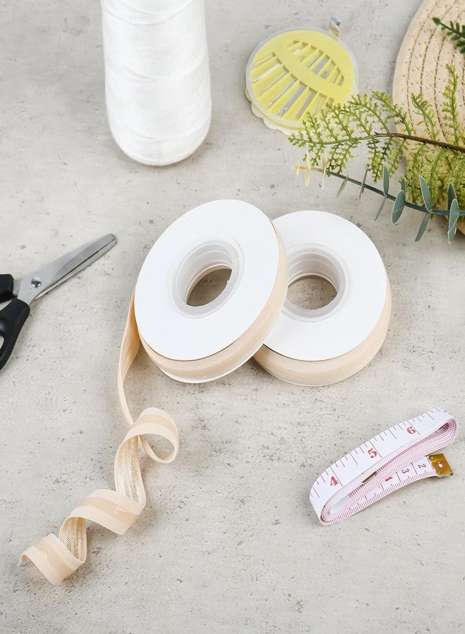 Aakriti Silicone Gel Elastic Tape 10mm Wide | Non-Slip Stretchy Gripper Elastic Cord for Sewing, Tailoring, DIY Handcrafts, Underwear, Bra, Lingerie, Garments, Bags, Belts, Shoes, Fashion Accessories | Strong Durable Elastic Band Roll, 10 Metres (Skin) - Image 5
