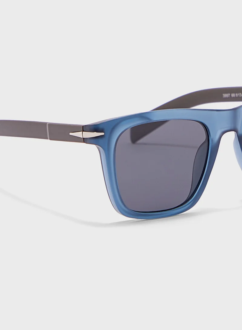 Robert Wood Polarized Lens Summer Wayfarer Sunglasses