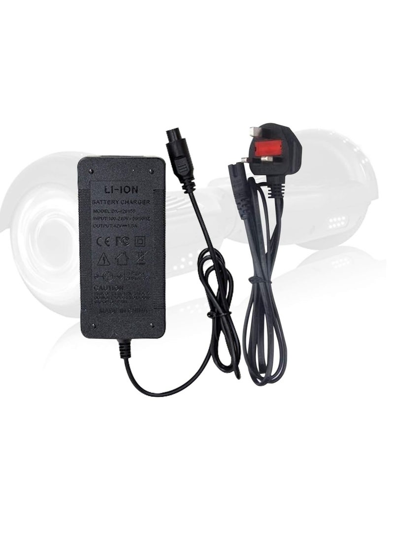 Smart Wheel Electric Scooter Hoverboard Charger – Compatible with D1 & D2 Electric Scooters, High-Performance Battery Charger, Efficient and Safe Charging Solution for Hoverboards