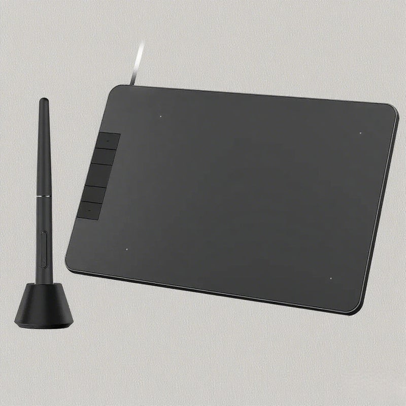 Drawing Tablet: 6*4 Inch Compact Active Area, 8192 Levels Pressure Sensitivity - 5080LPI Resolution, 288PPS Response Rate, 4 Customizable Keys Digital Tablet for Left & Right-Handed Creators, On-the-G - Image 1