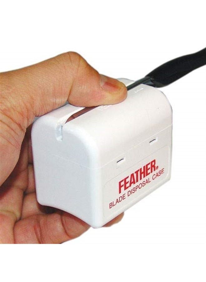 Razor Blade Disposal Case for Barbers