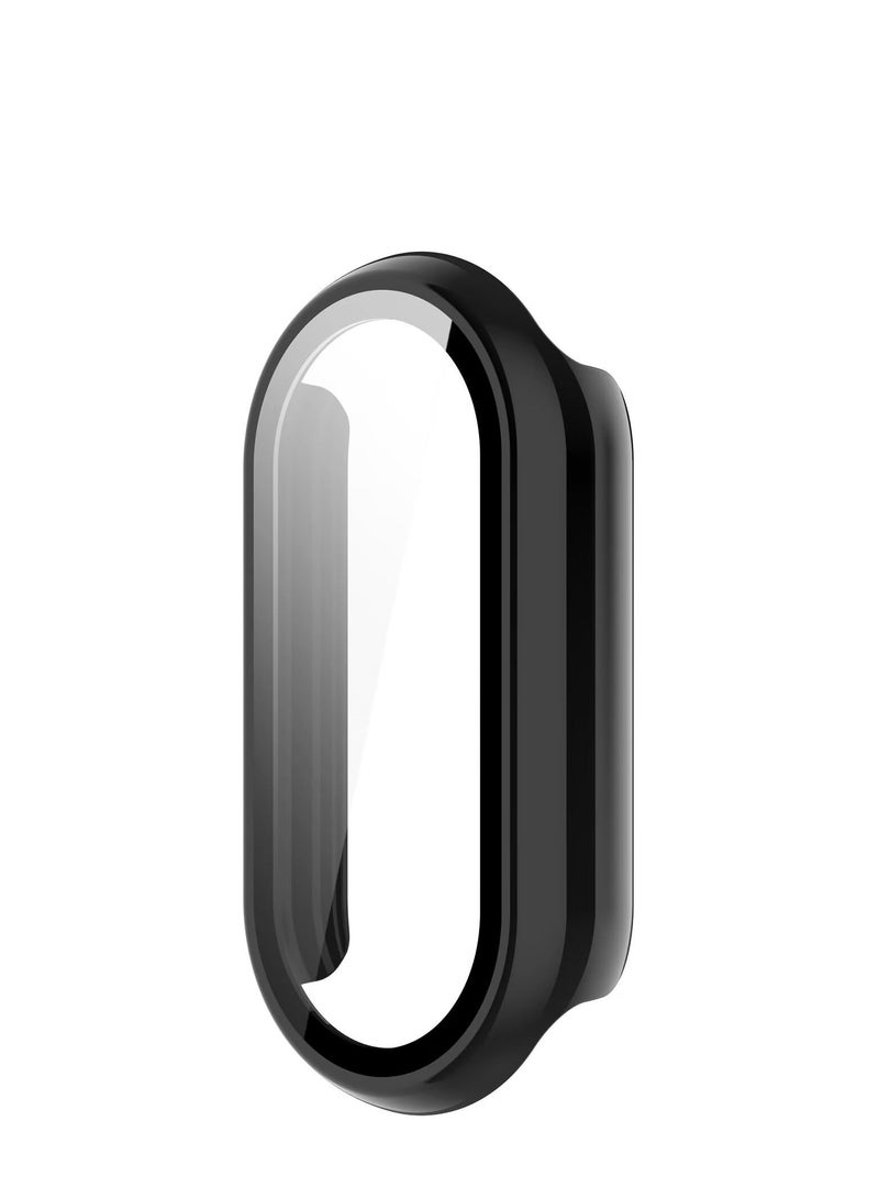 Case Compatible with Xiaomi Smart Band 9/ Band 9 NFC PC + Tempered Glass to Protect the Screen Anti/fall All/Inclusive Watch (Black)  - Image 4