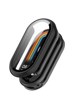 Generic Case Compatible with Xiaomi Smart Band 9/ Band 9 NFC PC + Tempered Glass to Protect the Screen Anti/fall All/Inclusive Watch (Black)  - Image 1