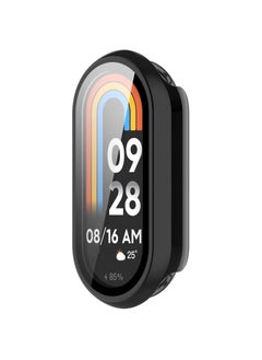 Generic Case Compatible with Xiaomi Smart Band 9/ Band 9 NFC PC + Tempered Glass to Protect the Screen Anti/fall All/Inclusive Watch (Black)  - Image 3