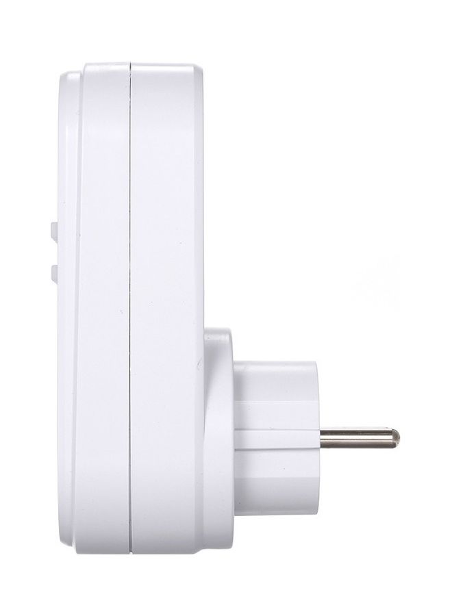 NIBEMINENT Digital Timer Switch Socket with LCD Display White - Image 3