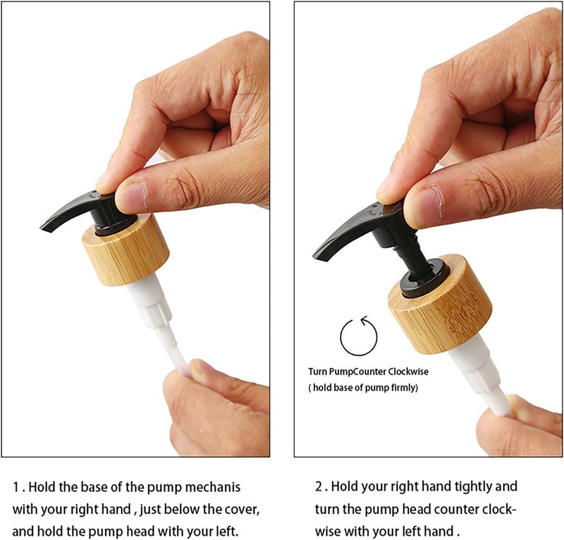 Aeakey Glass Lotion Dispenser,Refillable Matte Black Hand Lotion Dispenser Suitable for Bedroom,Body or Hand Lotion Bottle Rustic Bedroom Decor - Image 5