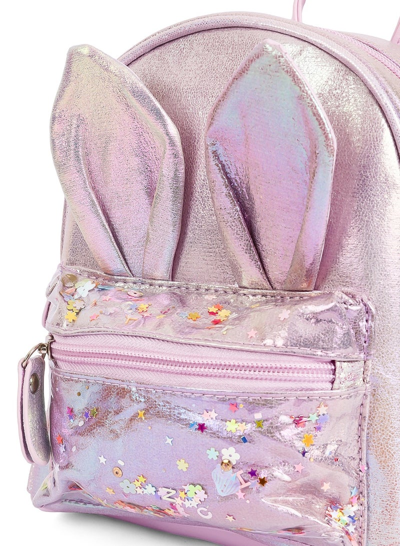 Eazy Kids School Backpack - Rabbit - Purple  - Image 4