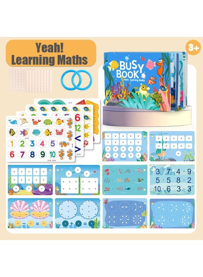 Early Toddler Educational Busy Book,Preschool Learning Activities Quiet Book for Kids to Develop Learning Skills - Image 3