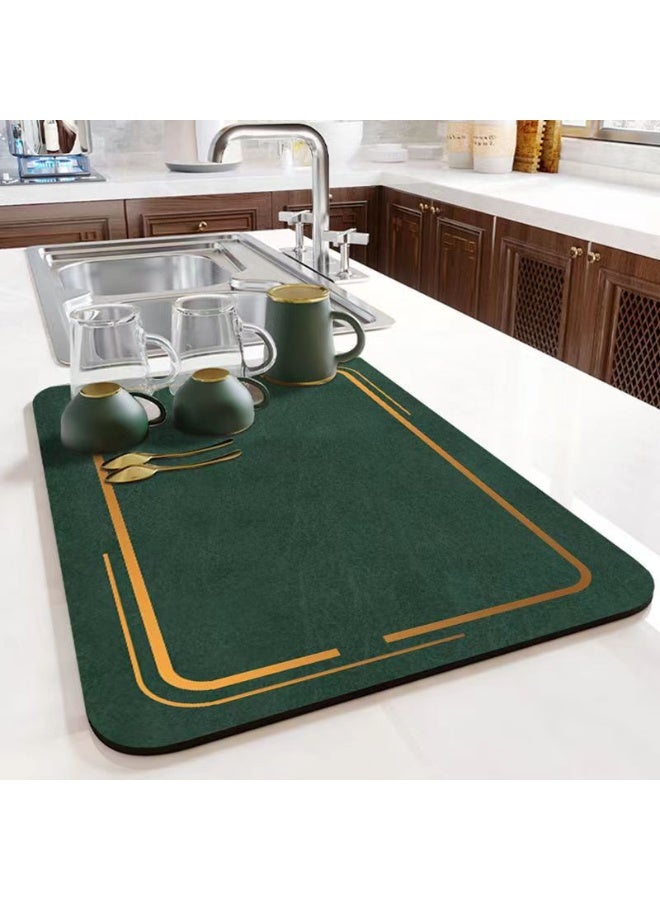 آنا حصيرة تجفيف مقاومة للحرارة 30x40 سم لمطبخ طبخ بدون غسيل - Image 1