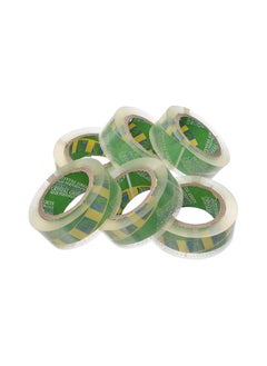 Generic Wide Tape Tape (6 Rolls) Crystal, Clear - Excellent Adhesion and Long Life - 300 Yards  - Image 2