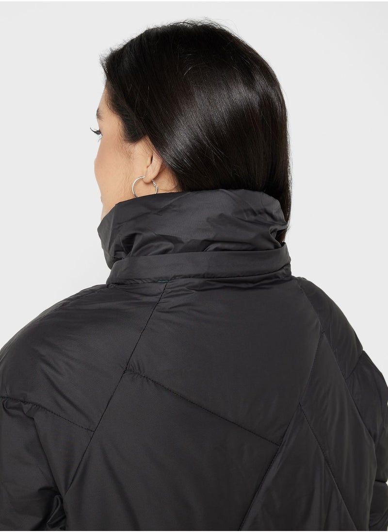 ELLA - Longline Padded Jacket - Image 1
