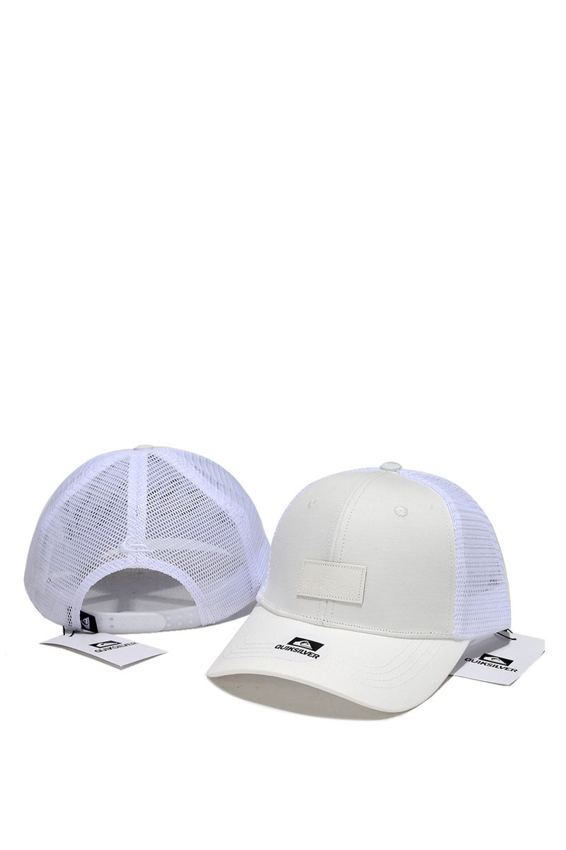 QUIKSILVER Quiksilver White Mesh - Back Trucker Cap