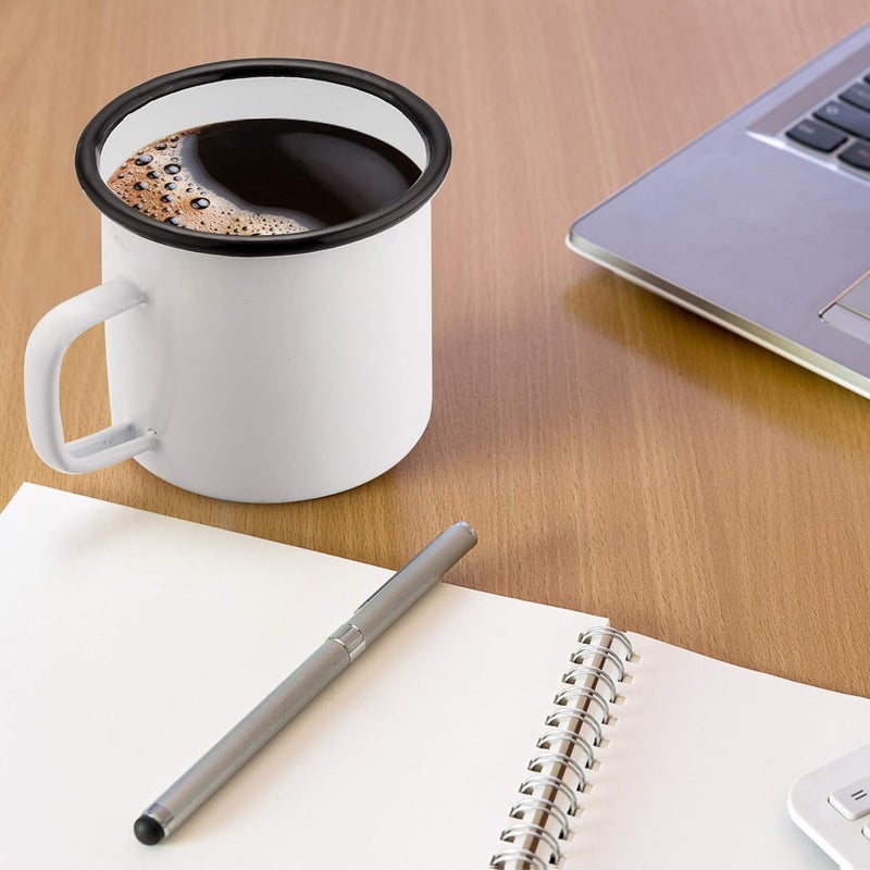 MITY Keep Calm and Let The Teacher Handle It Stainless Steel Camping Mug Funny Gifts for Teachers Gifts from Students Inspirational Teacher Gifts for Fathers Day 12oz Enamel Finish - Image 2