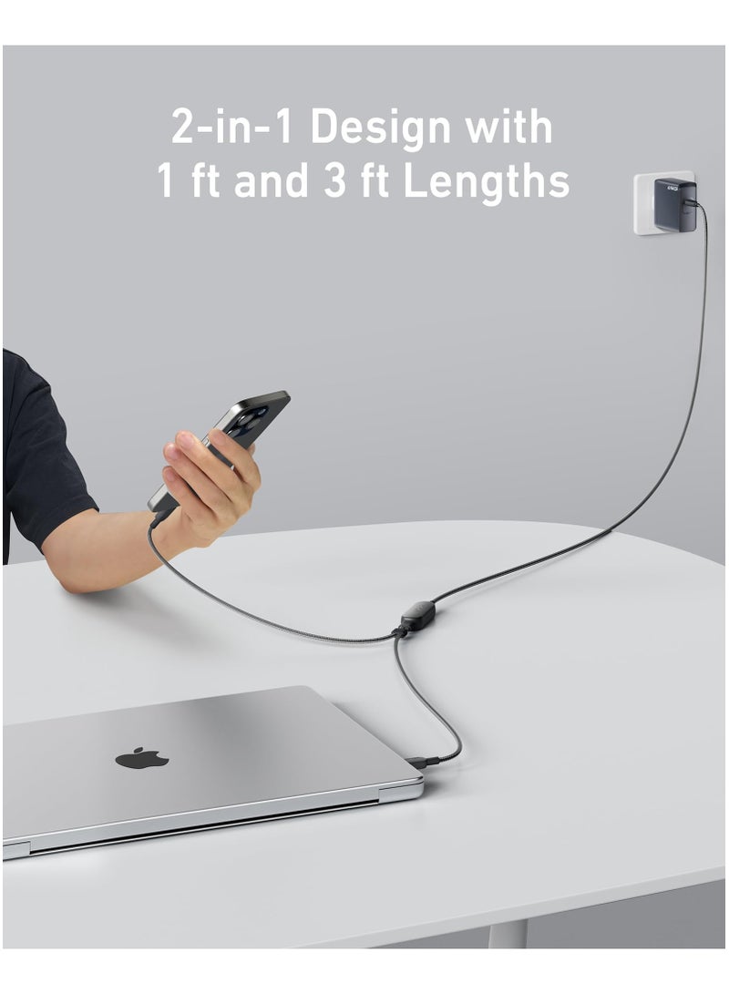 Ankey Anker 2-in-1 USB C to USB C Cable 140W - Image 4