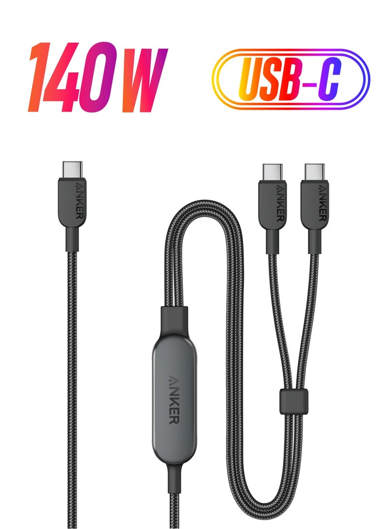 Ankey Anker 2-in-1 USB C to USB C Cable 140W - Image 1