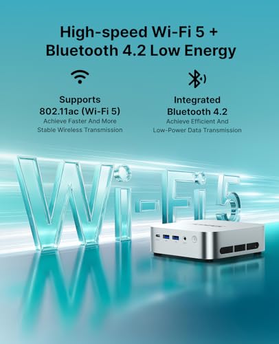 ACEMAGIC Kron Mini K1 16GB+1TB, Ryzen R2544(Beat N150/3500U,up to 3.75GHz), 28W Office Business Mini Desktop PC, Support 4K@60Hz Display WiFi Bluetooth USB3.2 HDMI DP - Image 3