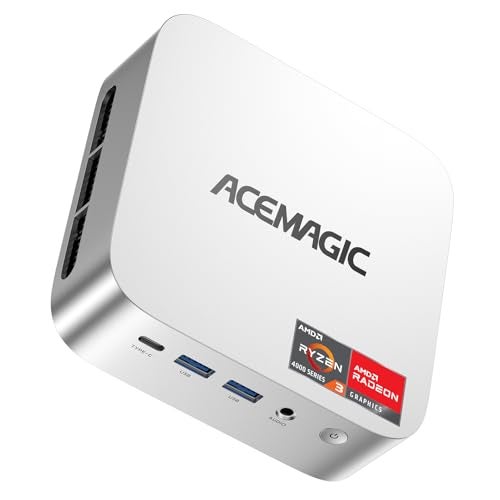 ACEMAGIC Kron Mini K1 16GB+1TB, Ryzen R2544(Beat N150/3500U,up to 3.75GHz), 28W Office Business Mini Desktop PC, Support 4K@60Hz Display WiFi Bluetooth USB3.2 HDMI DP - Image 1