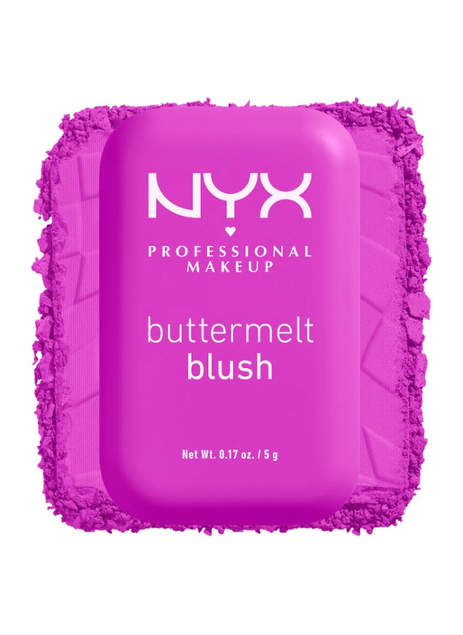 NYX PROFESSIONAL MAKEUP أحمر خدود زبدة الزبد، أحمر خدود بودرة، يدوم حتى 12 ساعة، مقاوم للتلاشي والانتقال، كل ما تحتاجينه  - Image 4