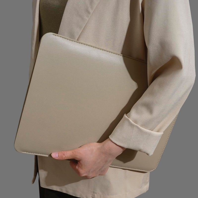 Benfan Laptop Sleeve 15 Inch 16Inch Compatible With Macbook Pro 16 A2991 M3 A2780 A2485 A2141 Macbook Pro Retina 15 Color Khaki - Image 3