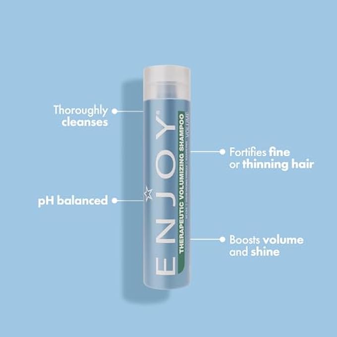 ENJOY THERAPEUTIC VOLUMIZING SHAMPOO, 10 FLUID OUNCE - Image 3