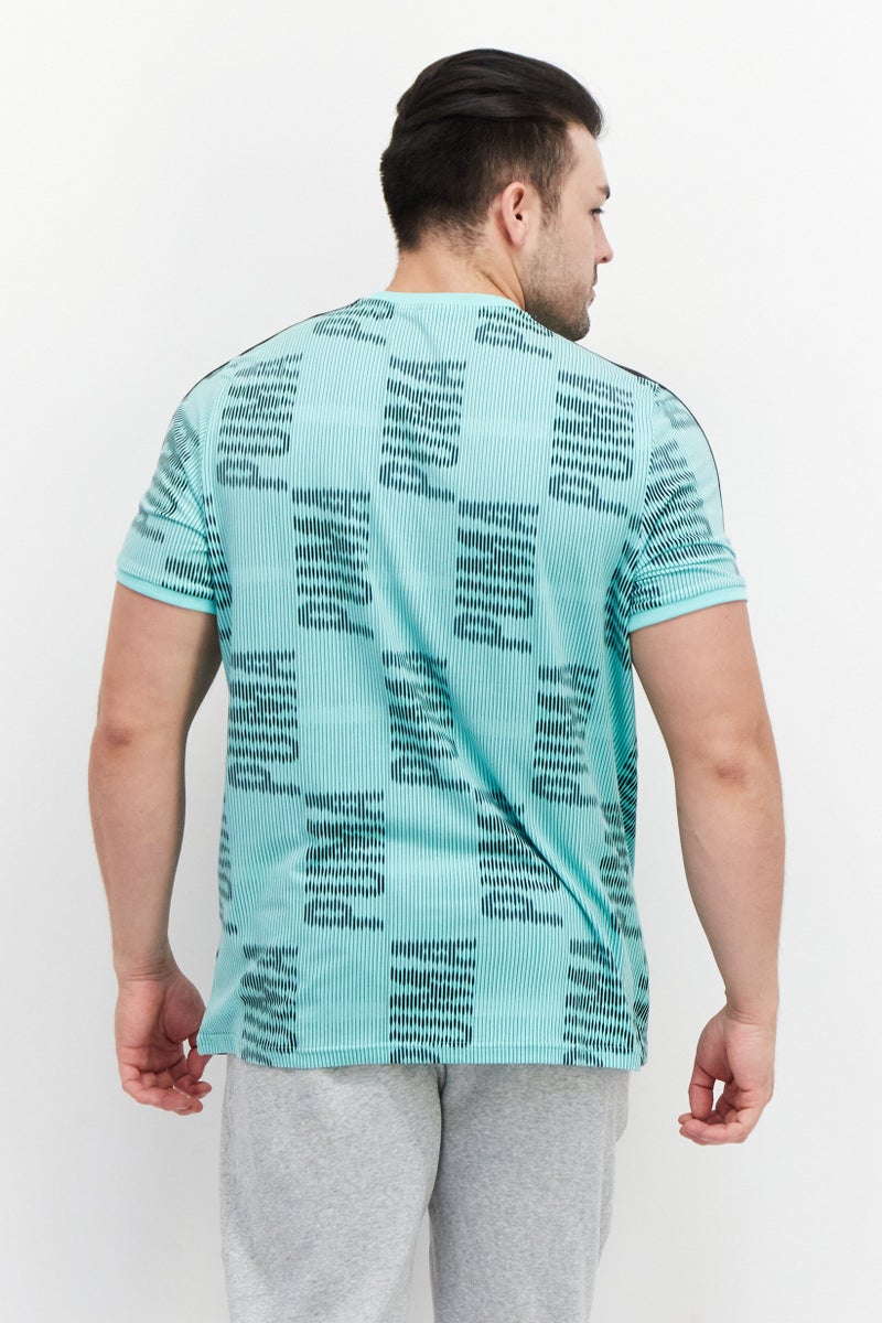 PUMA Men Sportswear Fit Training T Shirt, Black/Mint - Image 3