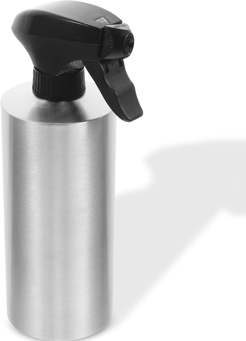 Vaguelly Mist Spray Bottle Stainless Steel Continuous Spray Bottle Spray Bottle Refillable Plant Mister Sprayer Bottle for Hair Styling Garden Misting Skin Care 550ML - Image 1