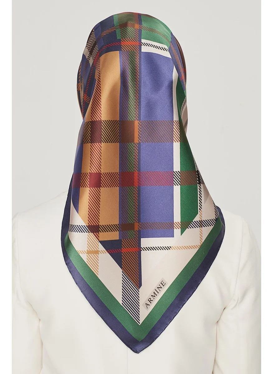 ARMINE New Season Nostalgia Series Silk Twill Scarf 8547D-86