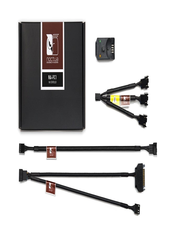 Noctua NA-FC1, 4-Pin PWM Fan Controller (Black) - Image 3