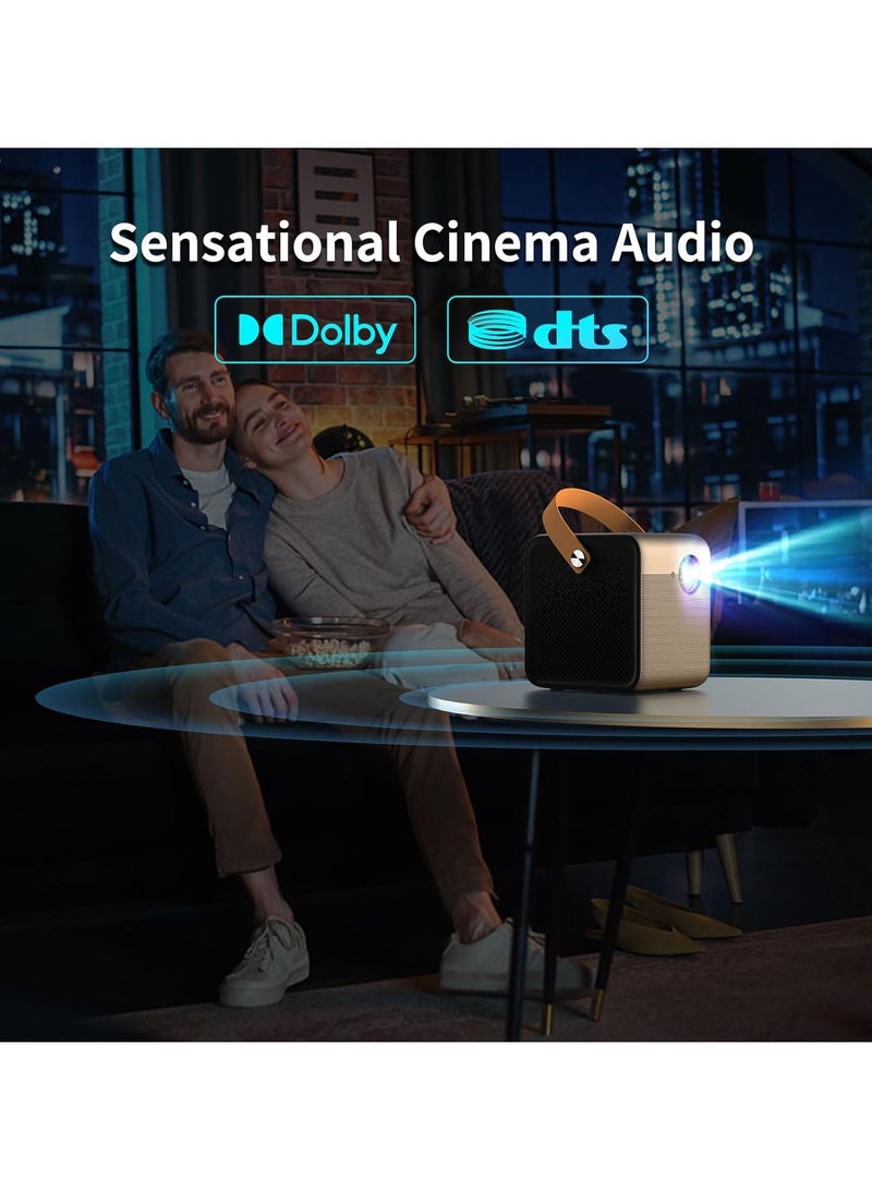 AROAQ Q3 Smart Projector with Ultra-High-Definition Display, Wireless Connectivity, and Compact Design for Home and Learning Use  - Image 4