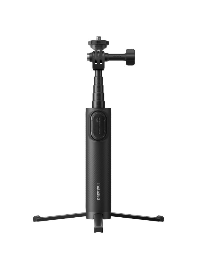 Insta360 حامل ثلاثي صغير 2 في 1 | عصا سيلفي مدمجة وحامل ثلاثي للكاميرات، محولات عالمية 3‑شوكات و 1/4″، دعم مناسب للسفر على الطاولة وفي الهواء الطلق - Image 2