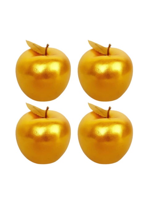 4 Pcs Simulated Wedding Decor Fruit Simulation Apples Foam Apples Artificial Apples Kitchen Decoration Apples Models Red Apples Decorative Model Fake Apple