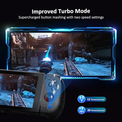 NexiGo Hall Effect Gripcon with Kickstand and HDMI Out for TV Docking, Hall Sensing Joystick for Switch/Switch OLED, Handheld Mode, 4K/1080P Supported HDMI and USB 3.0 Port, Black - Image 5