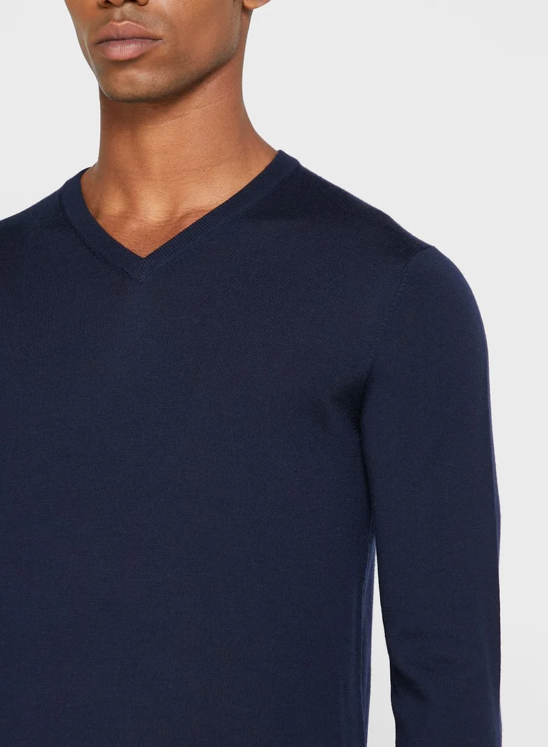 Mango Man Essential V-Neck Sweater