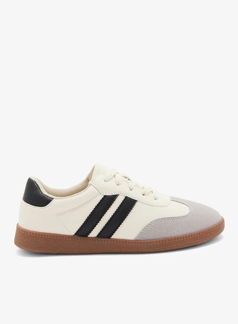 Ginger Sneaker With Stripe Detail