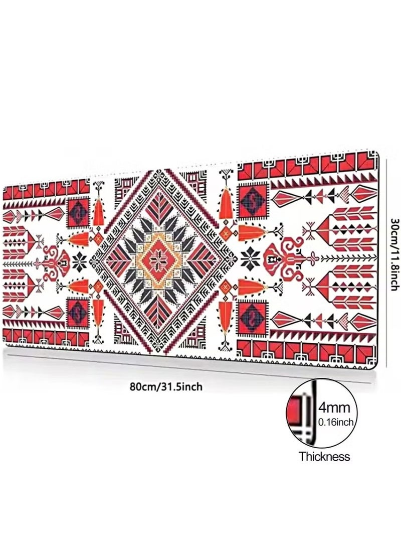 Large Thickened Rubber Desk Pad 800 x 300 x 4mm Waterproof Gaming Mouse Pad Non-Slip Desk Mat Suitable for Gaming, Office, and Home - Image 2